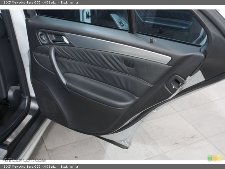 Black Interior Door Panel for the 2005 Mercedes-Benz C 55 AMG Sedan #57694118