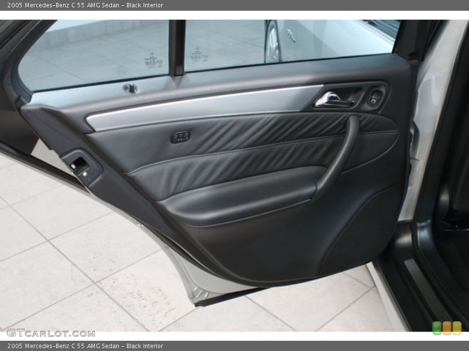 Black Interior Door Panel for the 2005 Mercedes-Benz C 55 AMG Sedan #57694121