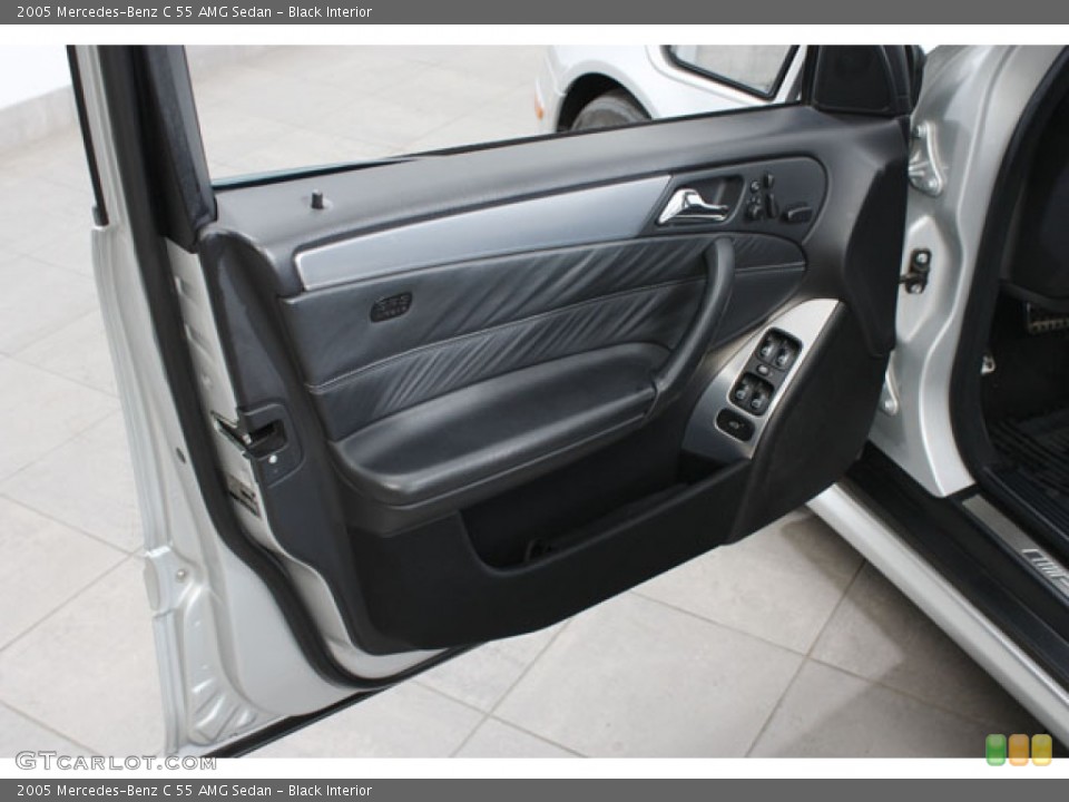 Black Interior Door Panel for the 2005 Mercedes-Benz C 55 AMG Sedan #57694124