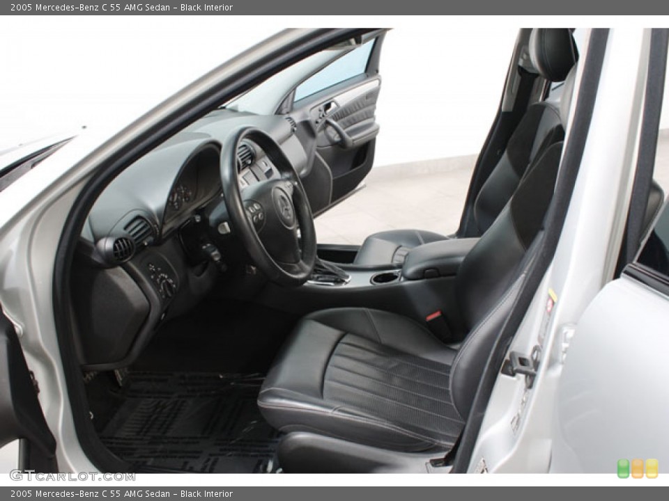 Black Interior Photo for the 2005 Mercedes-Benz C 55 AMG Sedan #57694130