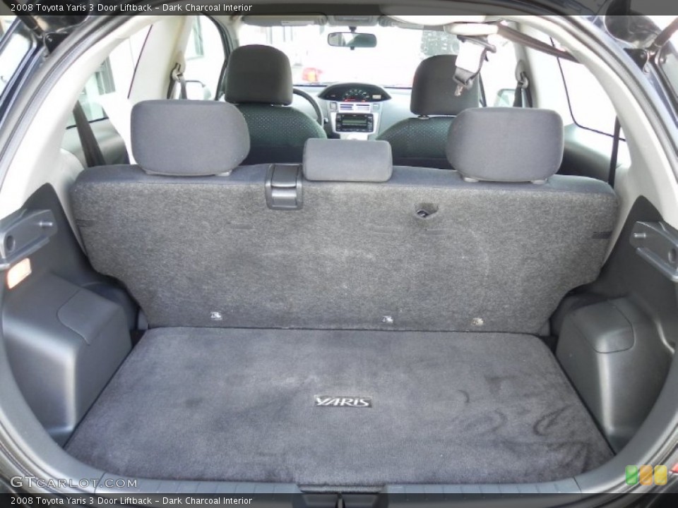 Dark Charcoal Interior Trunk for the 2008 Toyota Yaris 3 Door Liftback #57694370