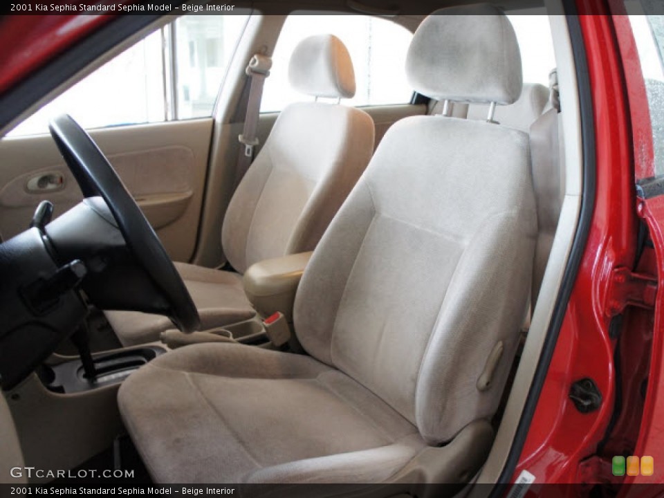 Beige Interior Photo for the 2001 Kia Sephia  #57697211