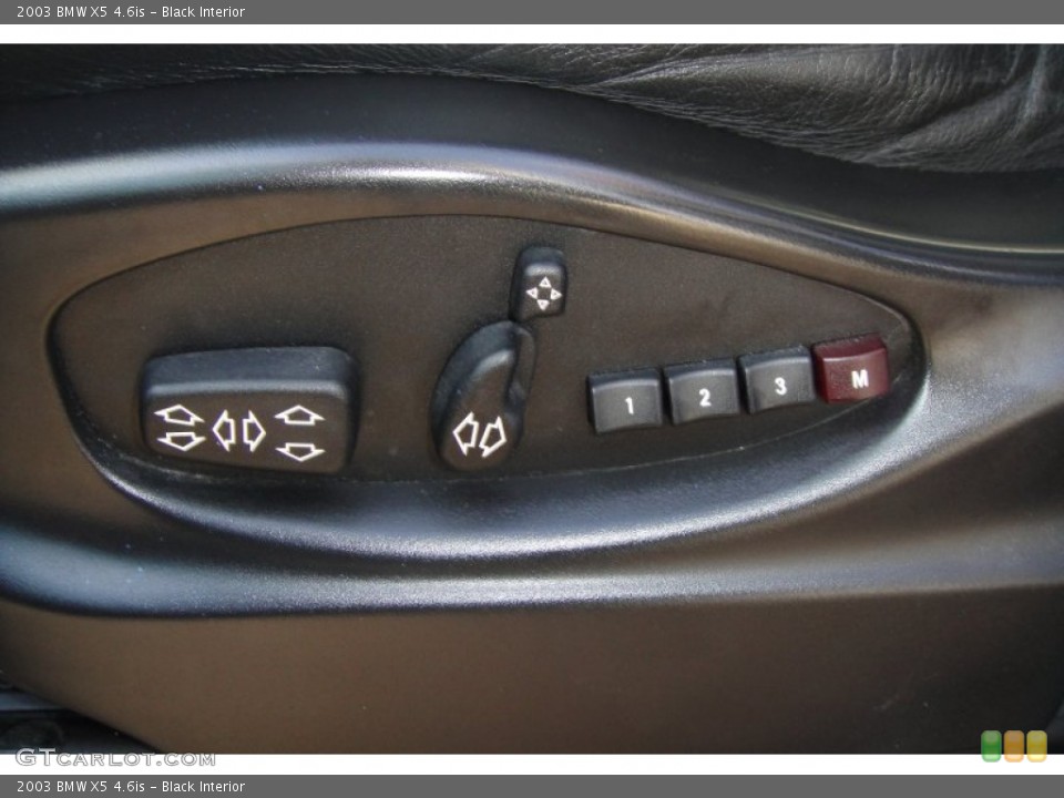 Black Interior Controls for the 2003 BMW X5 4.6is #57697838
