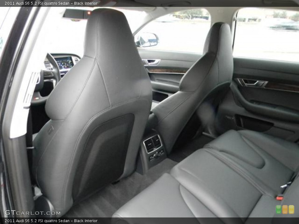 Black Interior Photo for the 2011 Audi S6 5.2 FSI quattro Sedan #57703958
