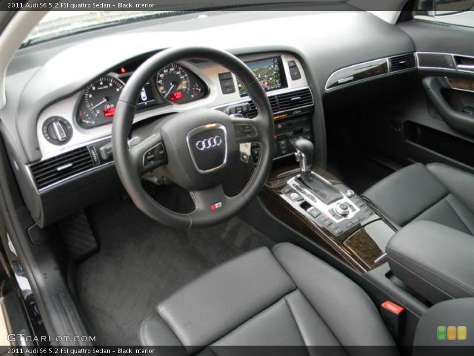 Black Interior Prime Interior for the 2011 Audi S6 5.2 FSI quattro Sedan #57703994