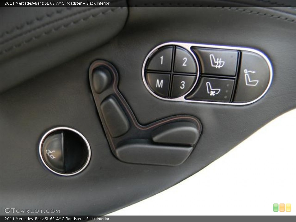 Black Interior Controls for the 2011 Mercedes-Benz SL 63 AMG Roadster #57704776
