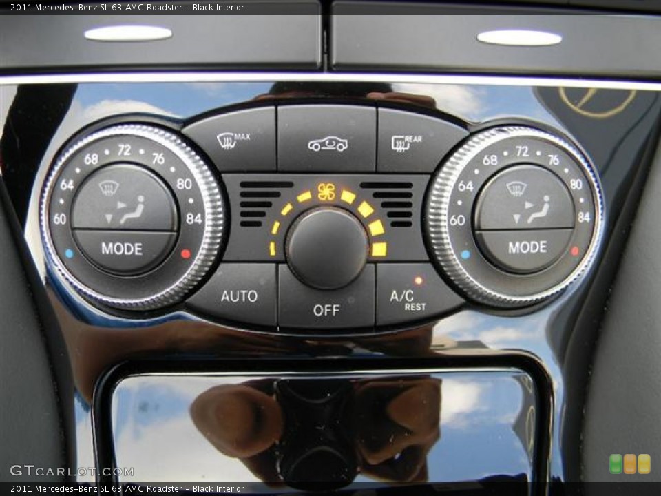 Black Interior Controls for the 2011 Mercedes-Benz SL 63 AMG Roadster #57704792