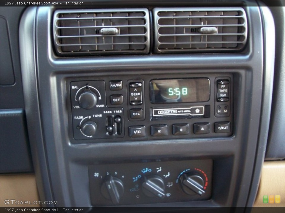 Tan Interior Controls for the 1997 Jeep Cherokee Sport 4x4 #57704828
