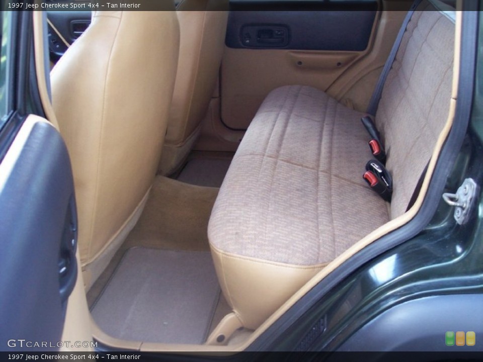 Tan Interior Rear Seat for the 1997 Jeep Cherokee Sport 4x4 #57704911