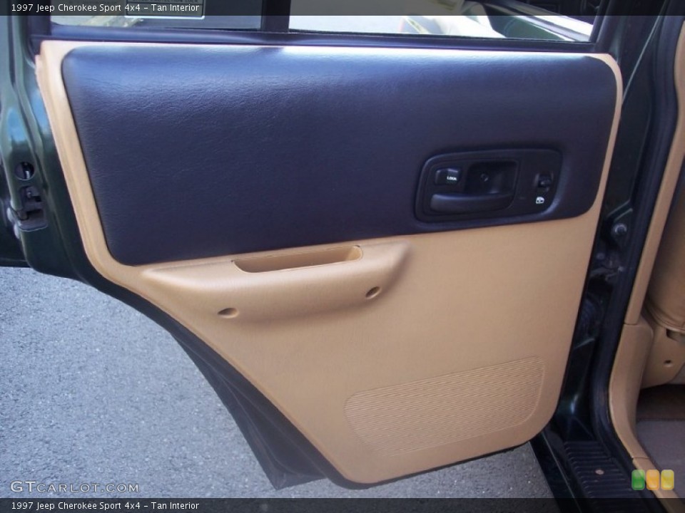 Tan Interior Door Panel for the 1997 Jeep Cherokee Sport 4x4 #57704929