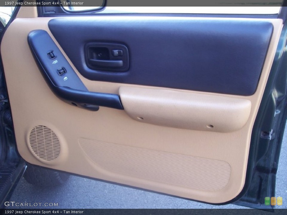 Tan Interior Door Panel for the 1997 Jeep Cherokee Sport 4x4 #57704985