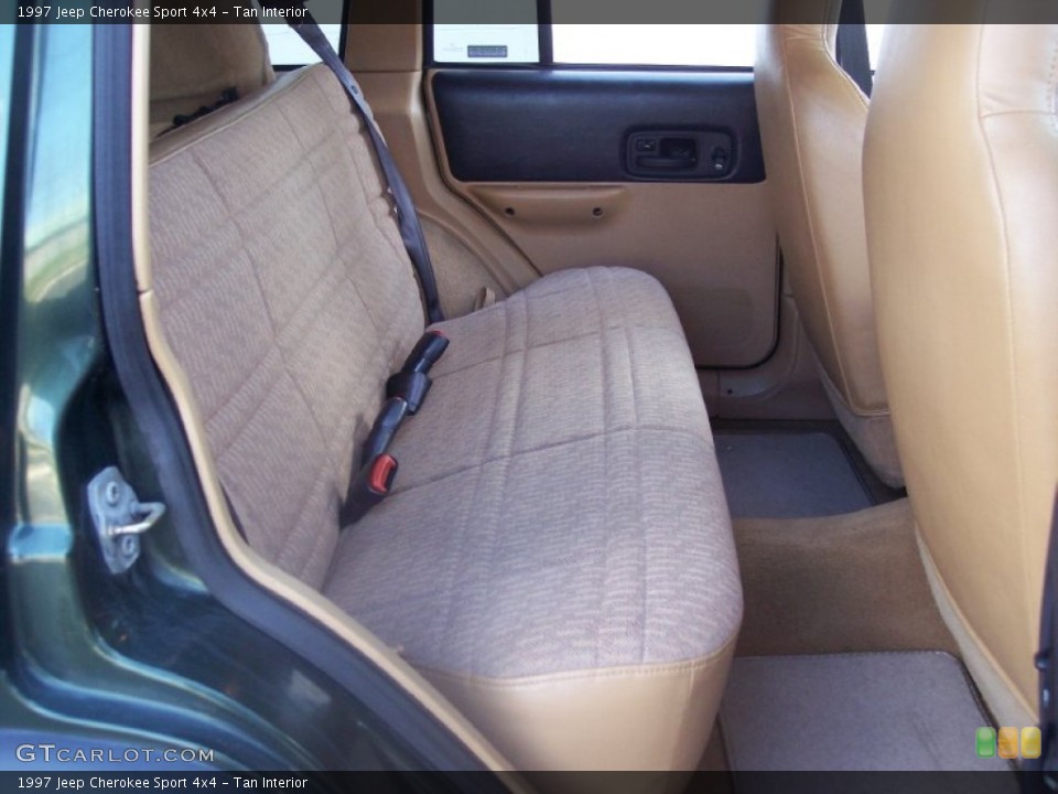 Tan Interior Rear Seat for the 1997 Jeep Cherokee Sport 4x4 #57705006