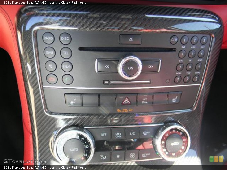 designo Classic Red Interior Controls for the 2011 Mercedes-Benz SLS AMG #57707108