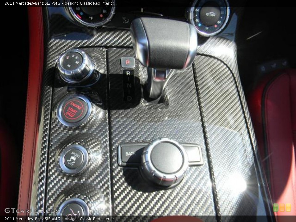 designo Classic Red Interior Transmission for the 2011 Mercedes-Benz SLS AMG #57707129