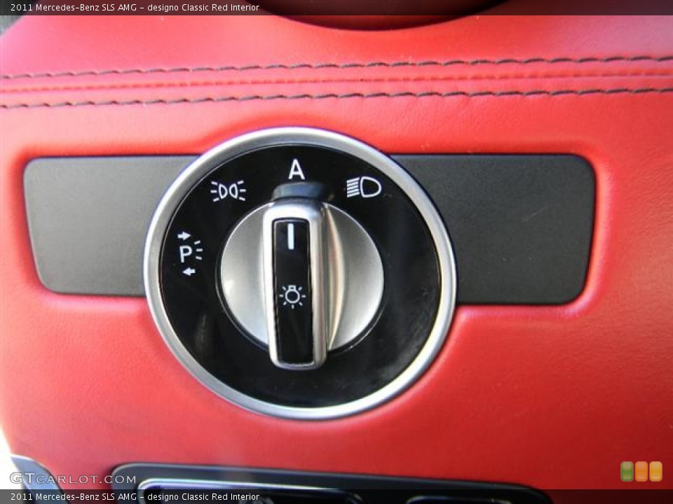 designo Classic Red Interior Controls for the 2011 Mercedes-Benz SLS AMG #57707180