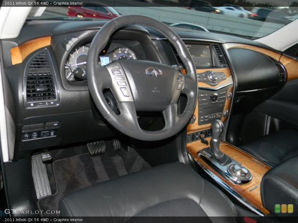 Graphite Interior Photo for the 2011 Infiniti QX 56 4WD #57707375