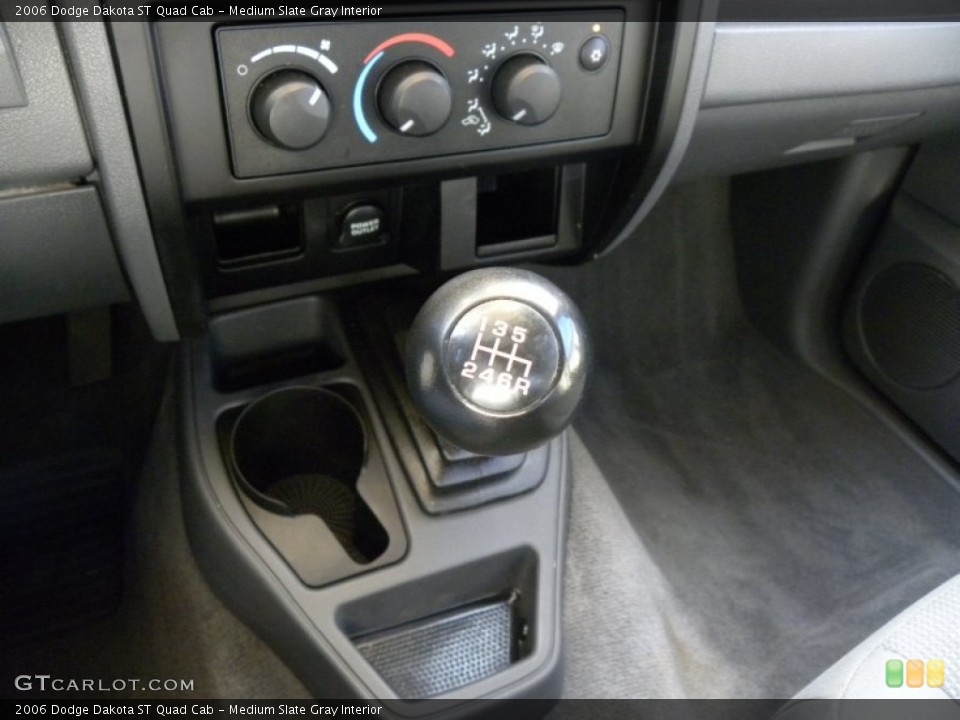 Medium Slate Gray Interior Transmission for the 2006 Dodge Dakota ST Quad Cab #57707522