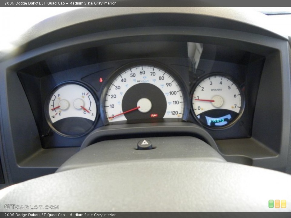 Medium Slate Gray Interior Gauges for the 2006 Dodge Dakota ST Quad Cab #57707540