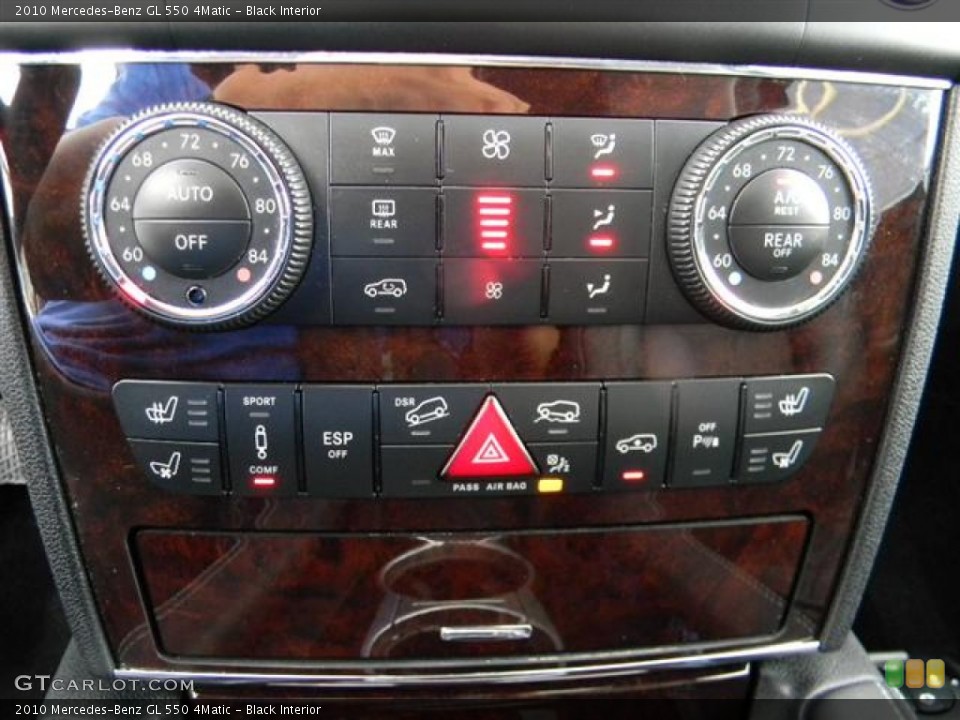 Black Interior Controls for the 2010 Mercedes-Benz GL 550 4Matic #57710396