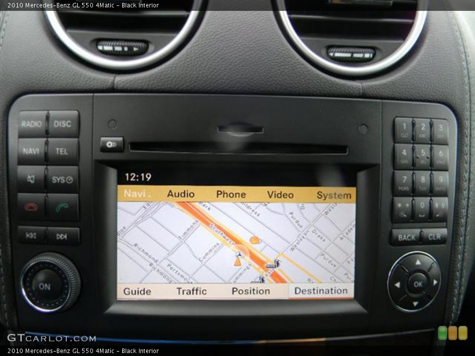 Black Interior Navigation for the 2010 Mercedes-Benz GL 550 4Matic #57710405
