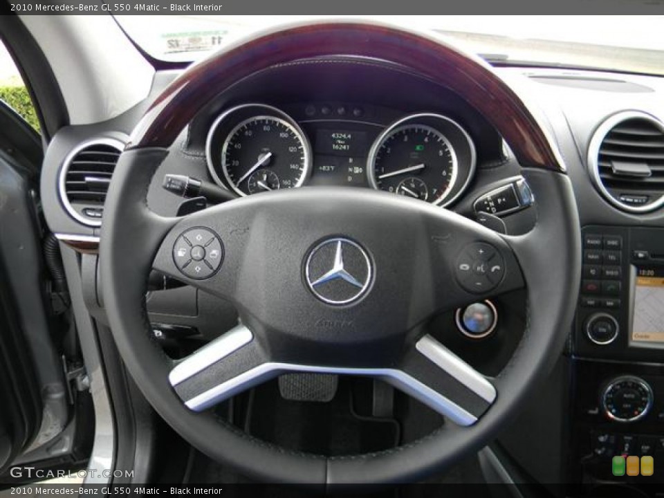Black Interior Steering Wheel for the 2010 Mercedes-Benz GL 550 4Matic #57710441