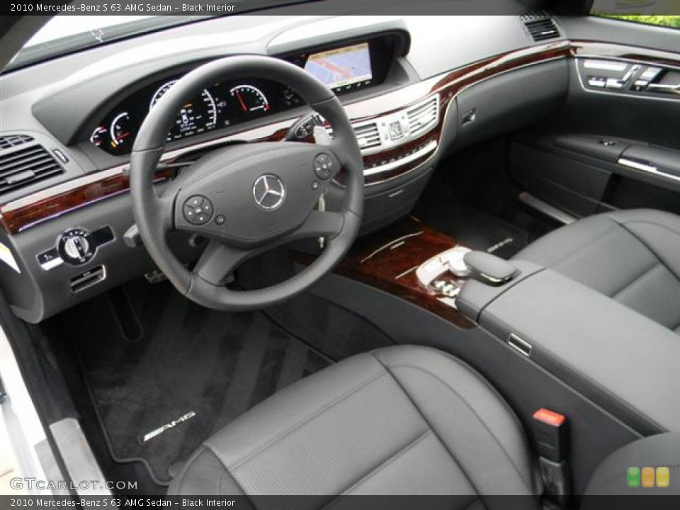 Black Interior Photo for the 2010 Mercedes-Benz S 63 AMG Sedan #57711419