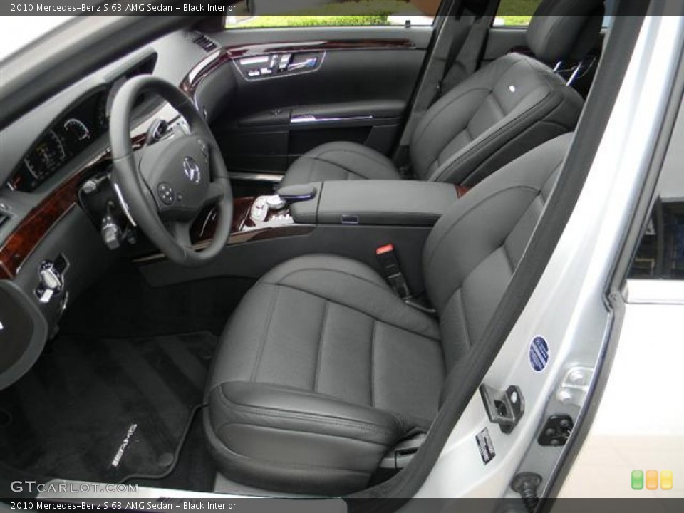 Black Interior Photo for the 2010 Mercedes-Benz S 63 AMG Sedan #57711428