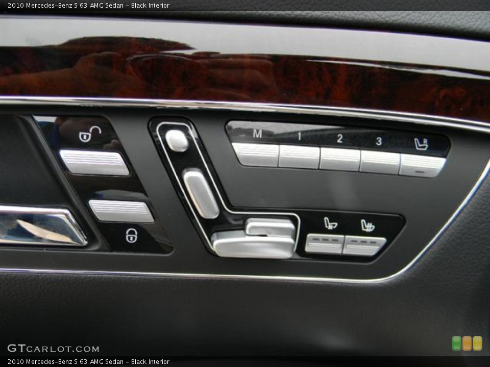 Black Interior Controls for the 2010 Mercedes-Benz S 63 AMG Sedan #57711458