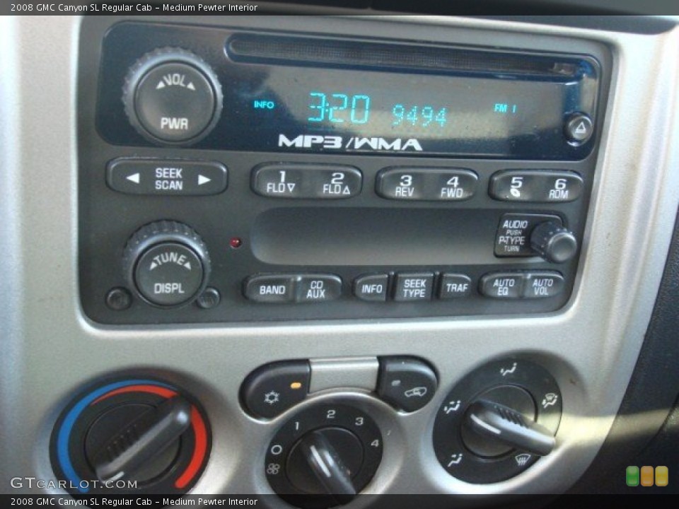 Medium Pewter Interior Audio System for the 2008 GMC Canyon SL Regular Cab #57712529