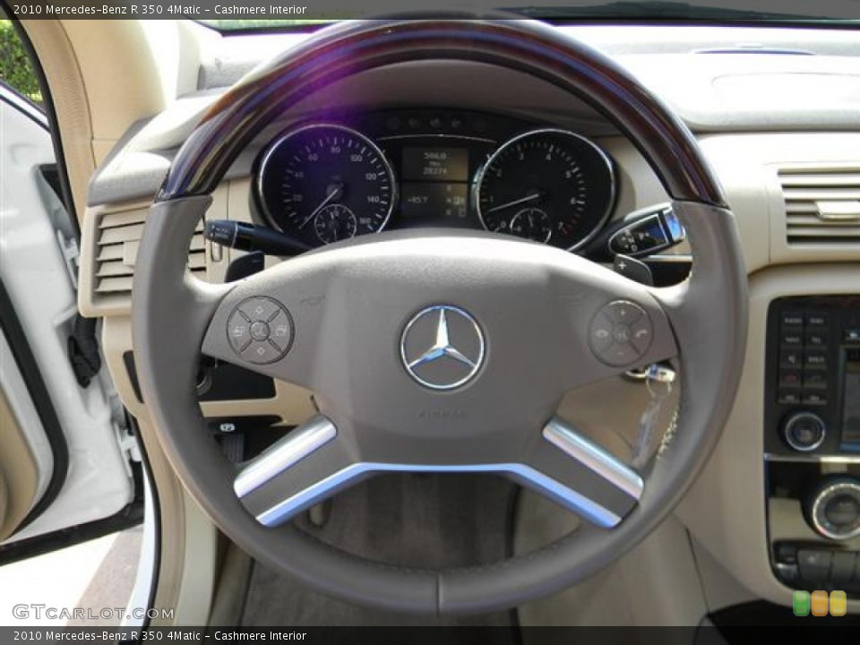 Cashmere Interior Steering Wheel for the 2010 Mercedes-Benz R 350 4Matic #57713087