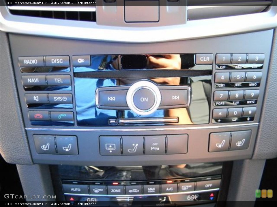 Black Interior Controls for the 2010 Mercedes-Benz E 63 AMG Sedan #57713324
