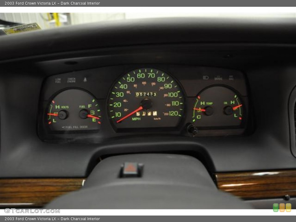 Dark Charcoal Interior Gauges for the 2003 Ford Crown Victoria LX #57713624