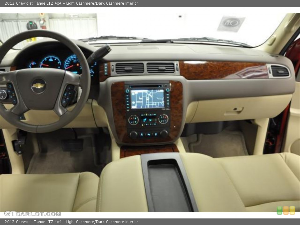 Light Cashmere/Dark Cashmere Interior Dashboard for the 2012 Chevrolet Tahoe LTZ 4x4 #57714239