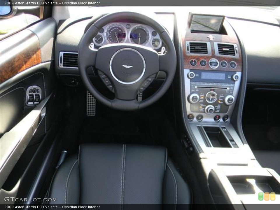 Obsidian Black Interior Dashboard for the 2009 Aston Martin DB9 Volante #57714294