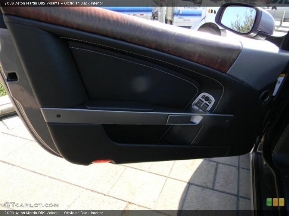 Obsidian Black Interior Door Panel for the 2009 Aston Martin DB9 Volante #57714302