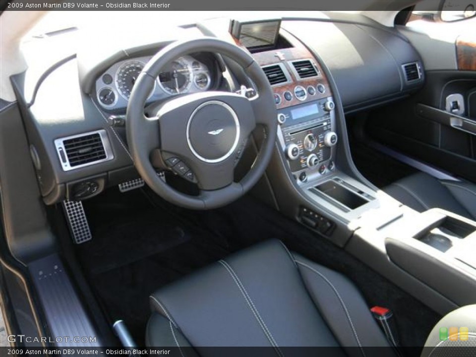 Obsidian Black Interior Photo for the 2009 Aston Martin DB9 Volante #57714311