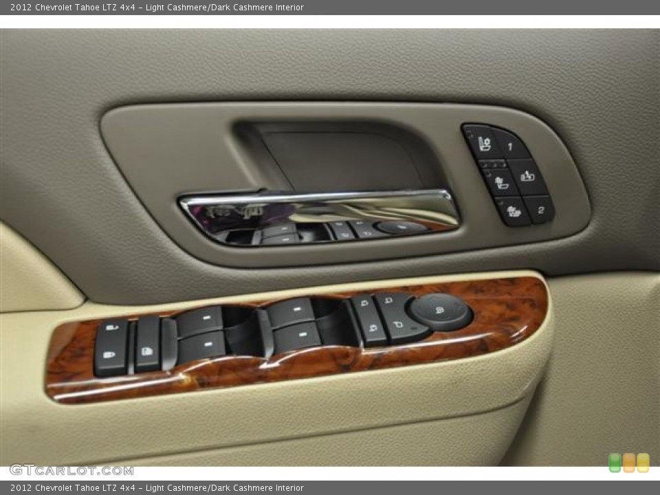 Light Cashmere/Dark Cashmere Interior Controls for the 2012 Chevrolet Tahoe LTZ 4x4 #57714365