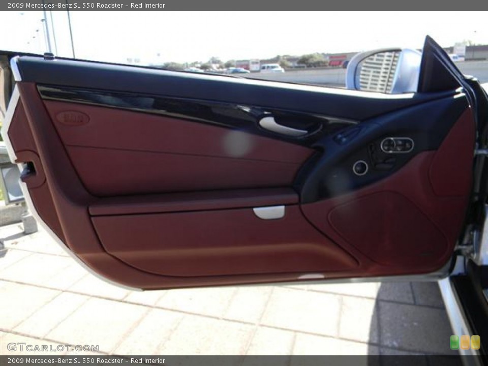 Red Interior Door Panel for the 2009 Mercedes-Benz SL 550 Roadster #57715544