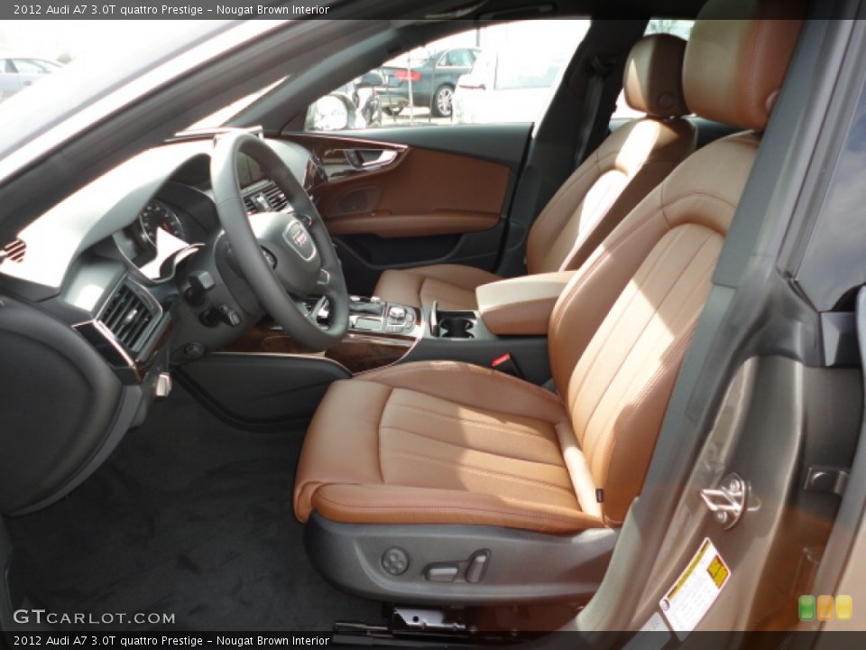Nougat Brown Interior Photo for the 2012 Audi A7 3.0T quattro Prestige #57715924