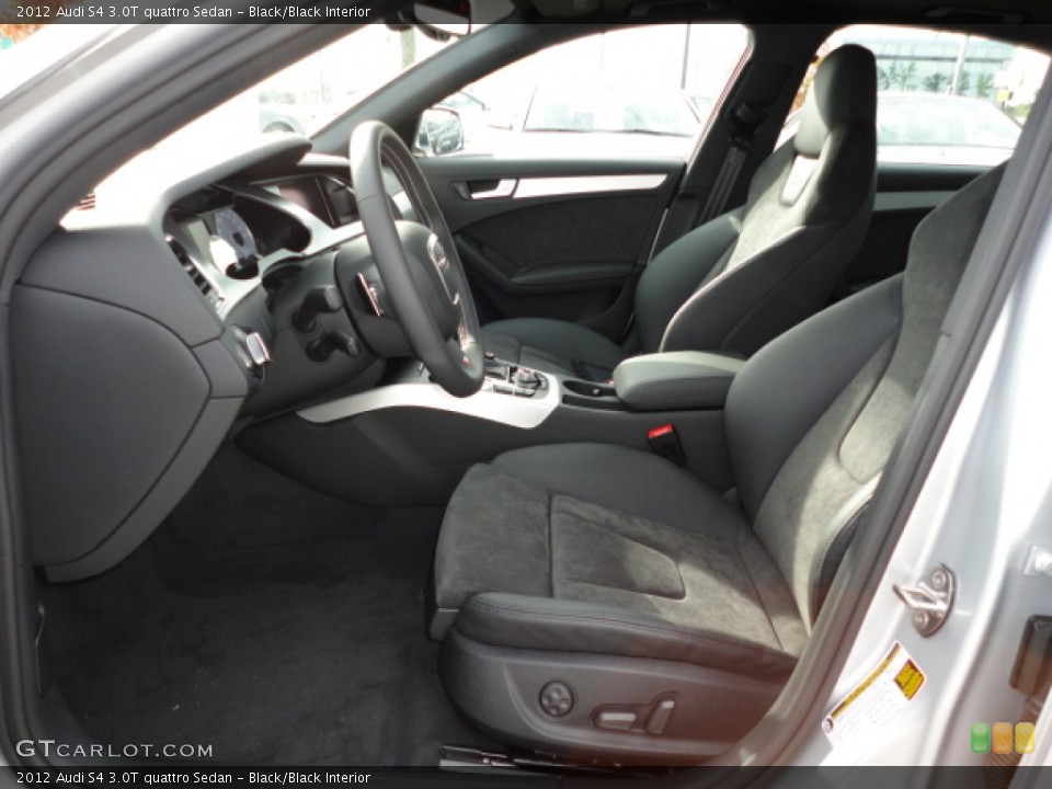 Black/Black Interior Photo for the 2012 Audi S4 3.0T quattro Sedan #57716903