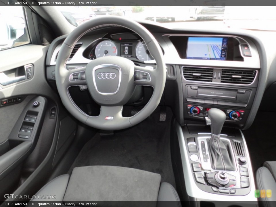 Black/Black Interior Dashboard for the 2012 Audi S4 3.0T quattro Sedan #57716921