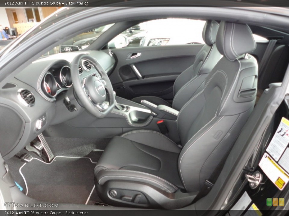 Black Interior Photo for the 2012 Audi TT RS quattro Coupe #57717284