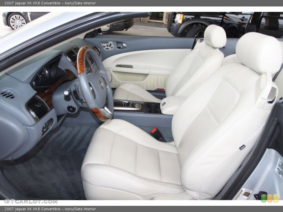 Ivory/Slate Interior Photo for the 2007 Jaguar XK XK8 Convertible #57721489