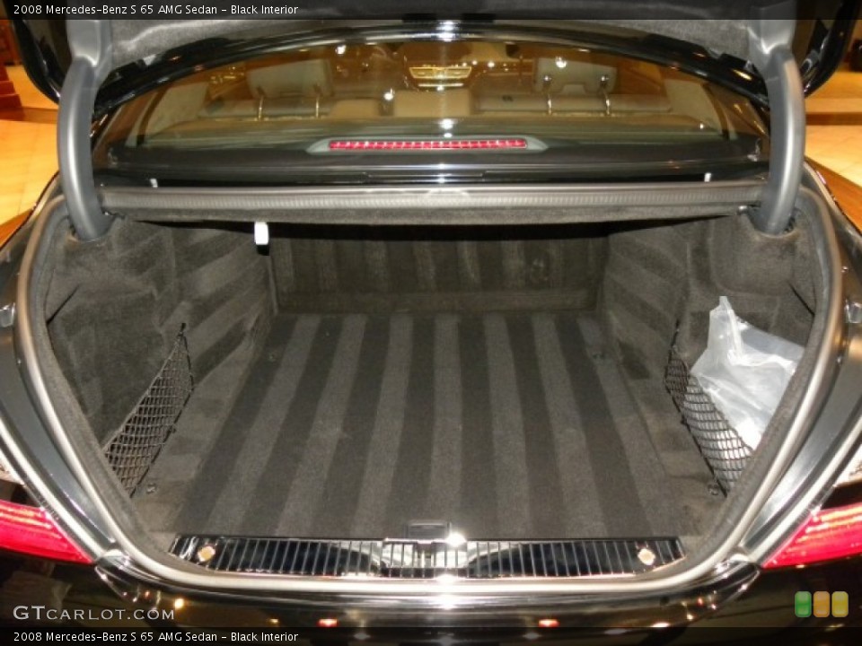 Black Interior Trunk for the 2008 Mercedes-Benz S 65 AMG Sedan #57721916
