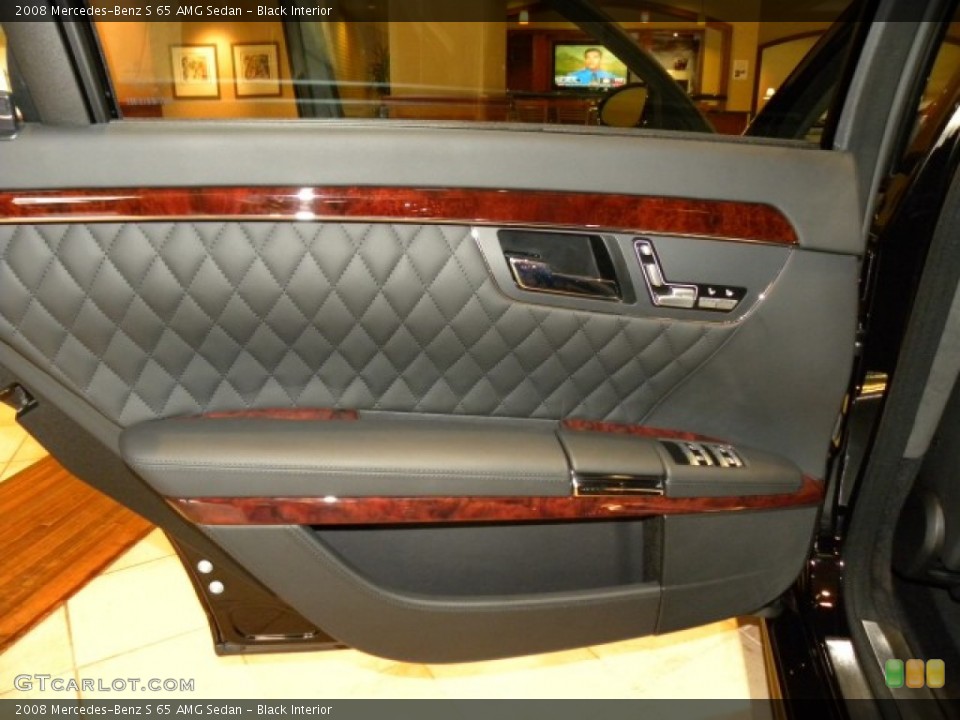 Black Interior Door Panel for the 2008 Mercedes-Benz S 65 AMG Sedan #57721985