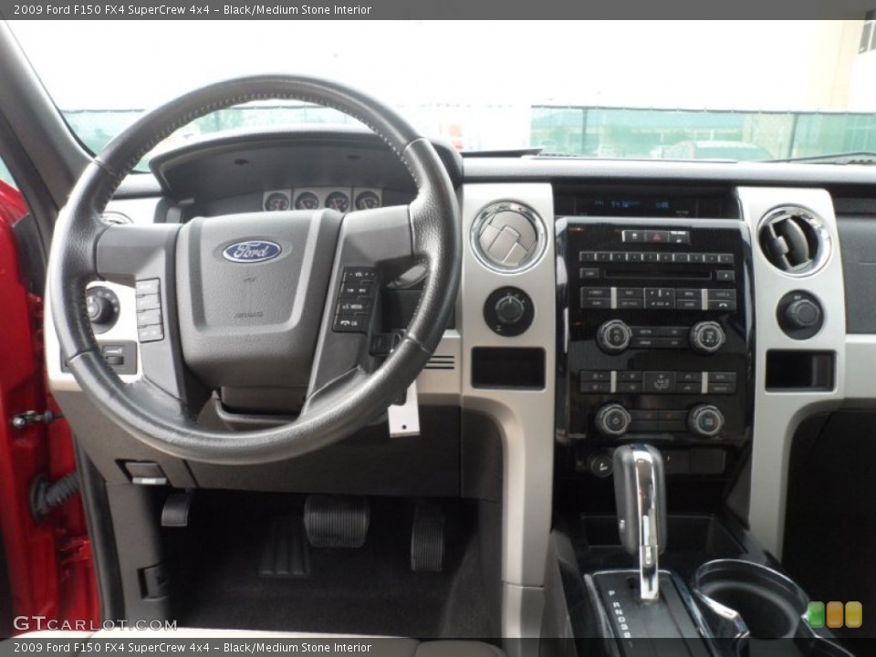 Black/Medium Stone Interior Dashboard for the 2009 Ford F150 FX4 SuperCrew 4x4 #57723734
