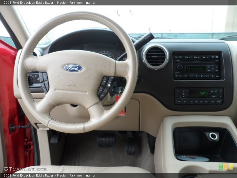 Medium Parchment Interior Dashboard for the 2003 Ford Expedition Eddie Bauer #57724868
