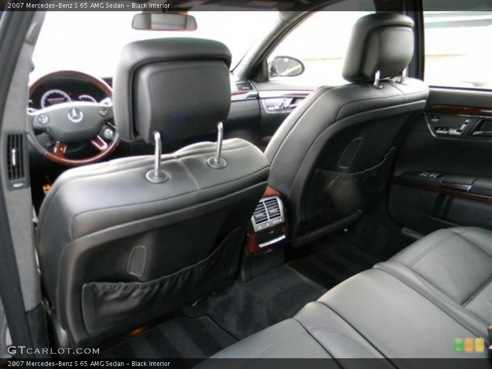 Black Interior Photo for the 2007 Mercedes-Benz S 65 AMG Sedan #57725594