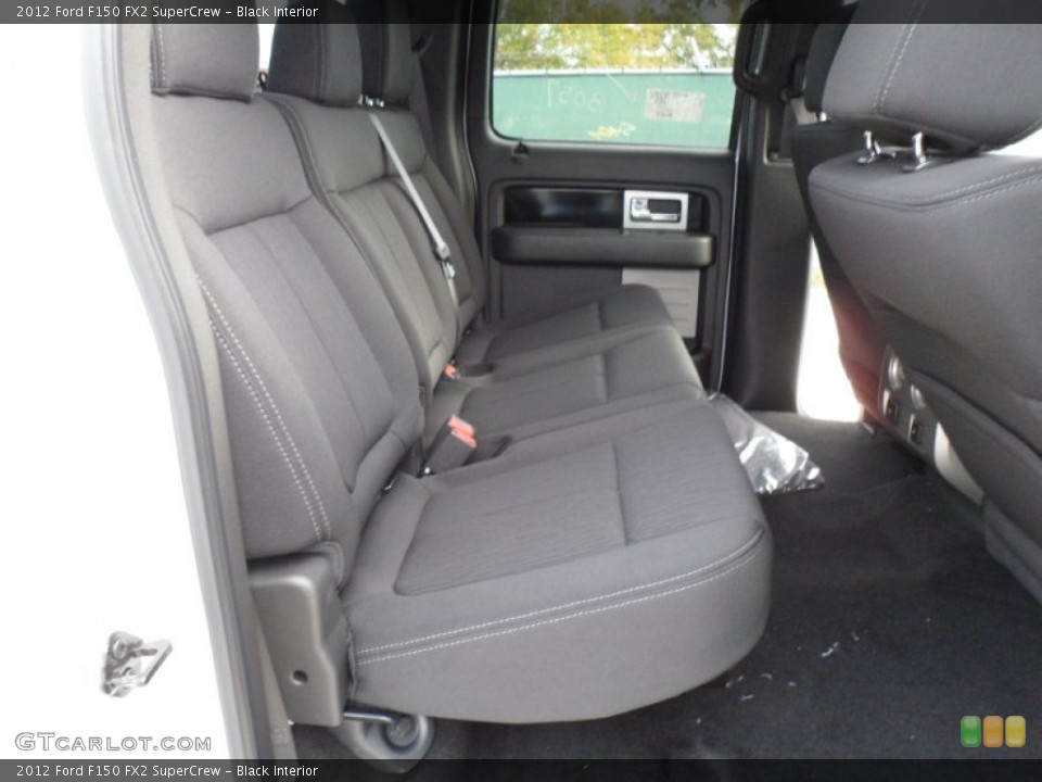 Black Interior Photo for the 2012 Ford F150 FX2 SuperCrew #57726617