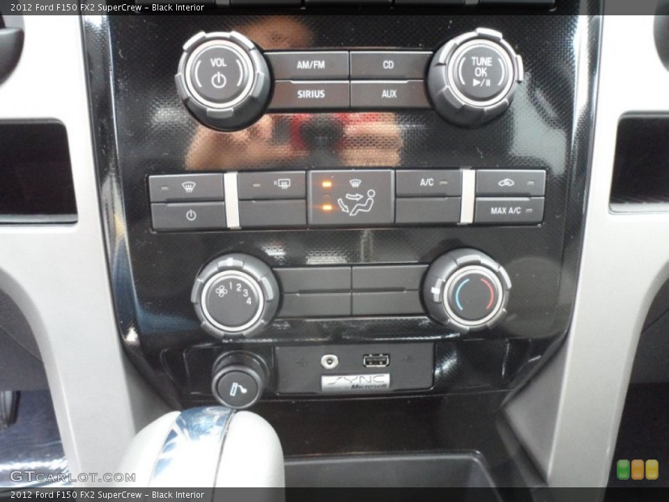 Black Interior Controls for the 2012 Ford F150 FX2 SuperCrew #57726677